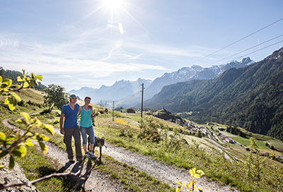 Wanderung mit Hund ohne Gepäck